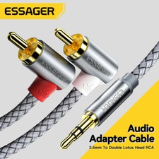 Essager 90 Degree RCA to 3.5mm