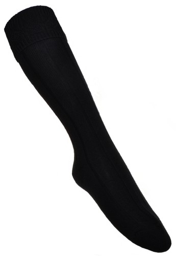 Men black kilt hose - men's,