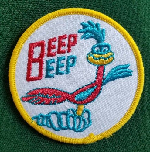 Vintage roadrunner patch badge - roadrunner,