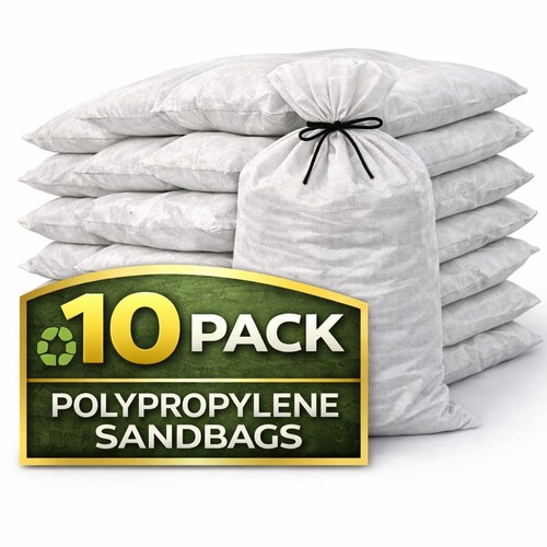 White woven polypropylene - white,