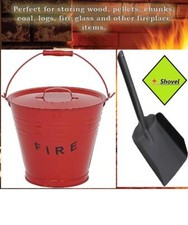 RED 12L Metal Ash Bucket Lid
