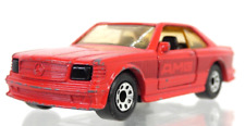 Matchbox Mercedes Benz 500SEC AMG RED Toy Model Vintage W126