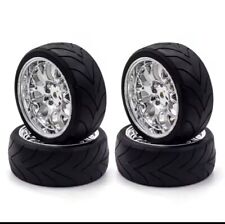 4Pcs Tires Wheels Rim 12mm Hex