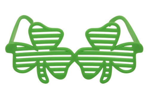 Shamrock shutter glasses irish - glasses,
