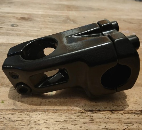 Black aluminium bmx - black, stem