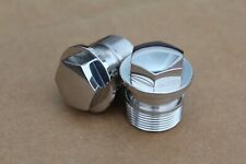 51351-31030 SUZUKI GT750 GT550 GT500 GS750 GS550 GSX750 FORK TUBE CAPS STAINLESS
