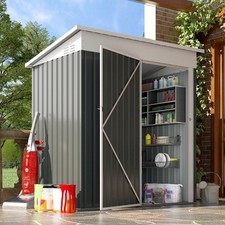 Outdoor Metal Garden Shed –