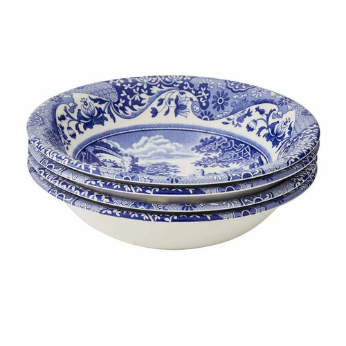Vintage spode blue italian - blue,
