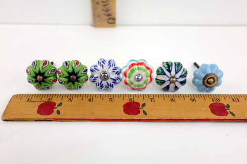 Lot hand painted ceramic - lot,