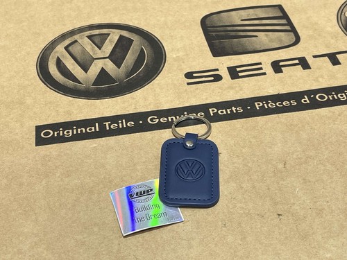 Volkswagen keyring blue - volkswagen,