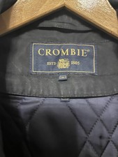 Crombie Men's Raincoat, Navy Blue, Medium