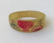 Early plastic art Deco Carved