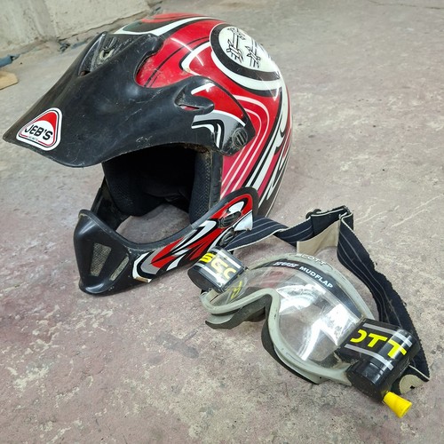 Open face junior crash helmet - face,