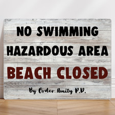 Jaws Movie No Swimming