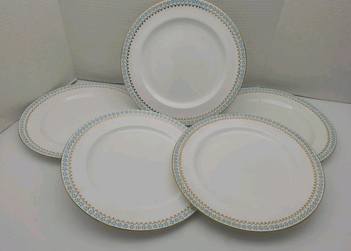 Set gold rimmed dinner - 5,