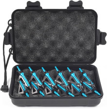 12 Pack 100 Grain 3 Blade Broadheads Arrow Tips Screw-In Compound Bow Crossbow