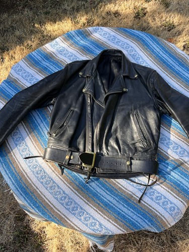 Langlitz vtg leather jacket - langlitz,