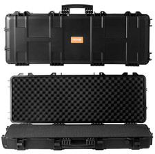 VEVOR Rifle Case Rifle Hard Case 42 inch with 3 Layers Fully-protective Foams