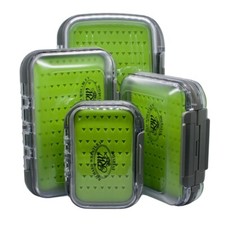 Fly Fishing Box Silicone Slit Foam Inners Double Sided Super Strong Case
