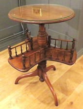 REVOLVING THREE SECTION BOOK STAND