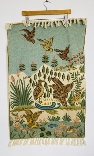 Vintage kashmiri crewel - kashmiri,