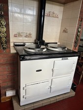 BARGAIN Aga Oil-Fired Cooker with 2 Ovens and 2 Hot Plates White/Cream