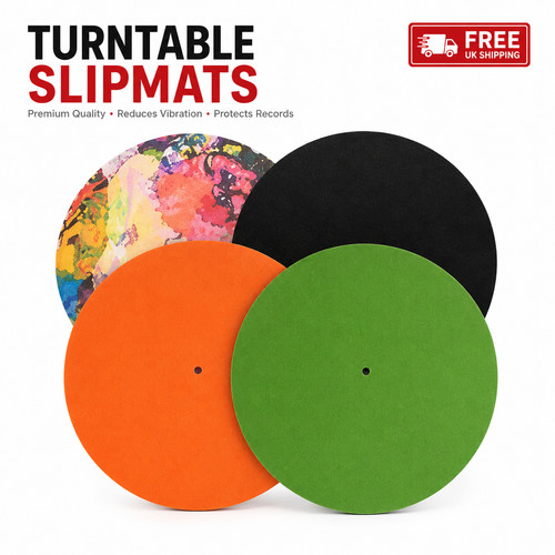 Slip mat felt turntable - mat,