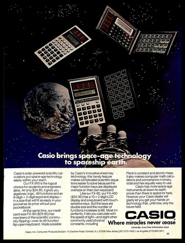 1984 casio 910 - casio, fx-90