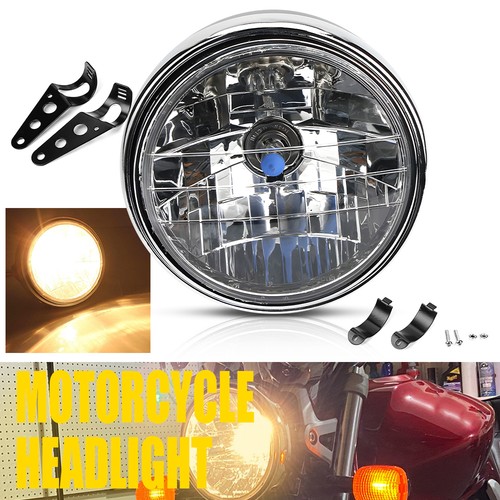 Black universal motorcycle - 7",