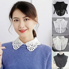 Chiffon Fake Lace Collar