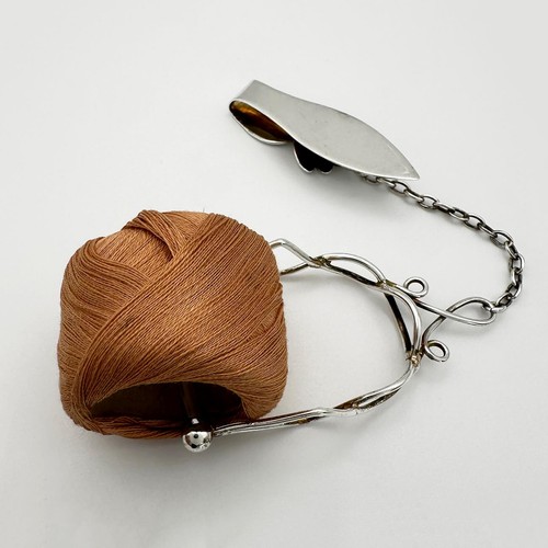 Antique chatelaine clip - clip, &