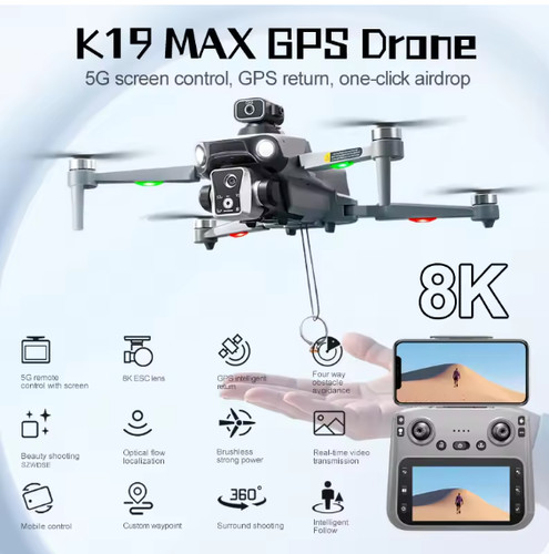 K19 max gps drone - max, dual