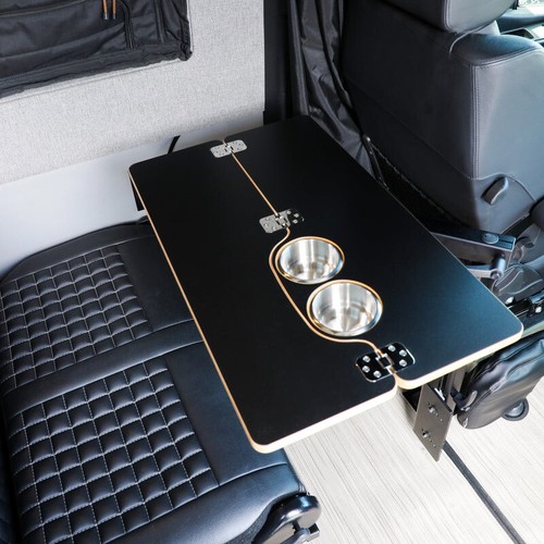 Folding swivel table top - swivel, for