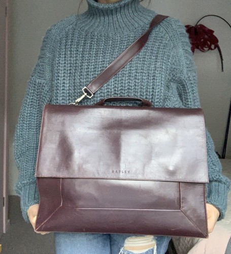 Radley leather briefcase - radley,