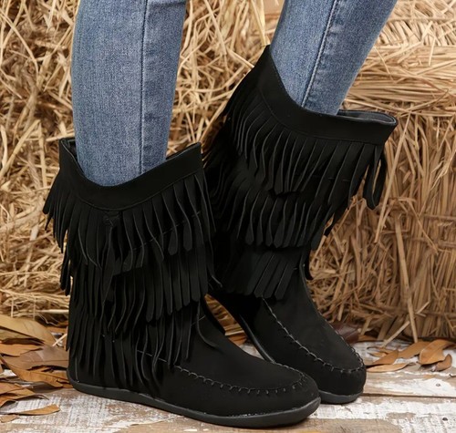 Above ankle fringe - above,