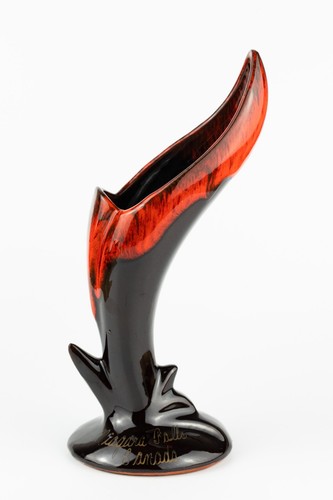 Vintage bird paradise vase - vintage,