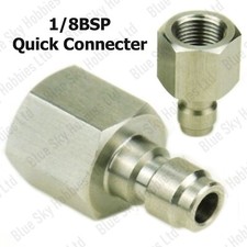 Air Rifle Gun 1/8BSP Quick Connecter PCP Paintball Whip Hose Fill Adapter Probe 