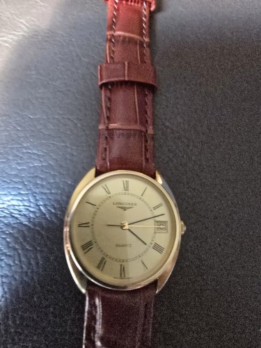 Longines men quartz gold - quartz,