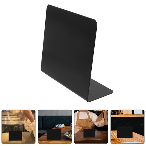 12pcs black pvc - black, chalkboard