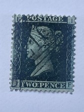 Two Penny Pence Blue Stamp