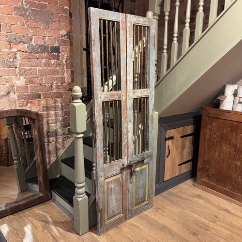 Pair vintage wooden - of,