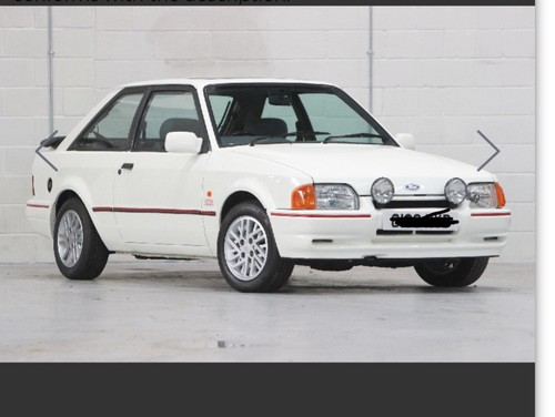 Ford escort mk4 xr3i red - ford, 15mm