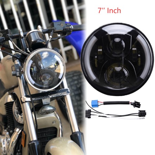 Motorbike led headlight - motorbike, 7''