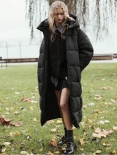 ZARA LONG ANORAK WITH WATER &