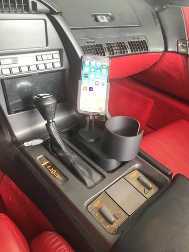 Corvette cup holder - cup, phone