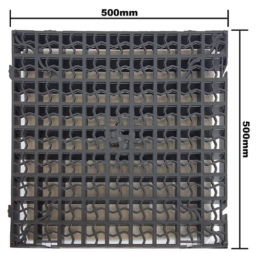 Gravel grass grid - x,