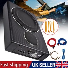 12V 800W Car Subwoofer Active Underseat Bass Box Audio Sub Speaker Amplifier