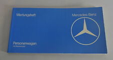 Checkbook Mercedes W123 / W116 / R107 petrol blank without entries stand 09/1978