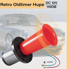 Car Van Air Horn Ahoooogah Vintage 12v Classic Sound Dog Klaxon Boat Claxon Red