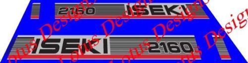 Iseki tractor stickers - iseki,
